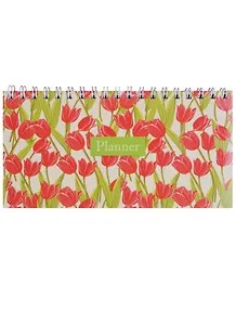 Планинг недатированный 64 листа "Красные тюльпаны" карманный
