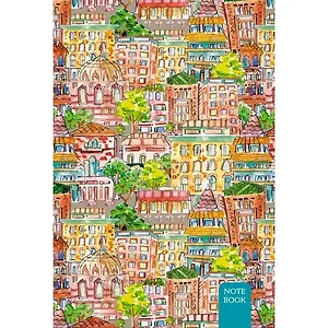 Записная книжка, Эксмо А5- (132*186) 80л. Книги для записей Графика. Красочный город твердая обложка КЗБ58023