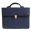 Портфель деловой "Выборг" 350*260, синий, ткань, 2отд., металл.замок, Канцбург — 222602 — 1