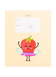 Тетрадь в клетку Listoff, "Летнее настроение", 18 листов, в ассортименте