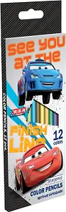 Карандаши цветные 12цв "Cars" к/к с подвесом, Disney