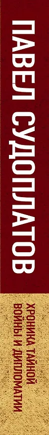 Книга Хроника тайной войны и дипломатии. 1938-1941 годы (Павел Судоплатов) — 3