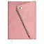 Ежедневник недат. А5 160л "Шеврет делавэ" розовый, кожзам, тв.переплет, блинтовое тиснение, декор.кнопка, декор.молния, магнит.клапан, петля для ручки, офсет, ляссе — 3055040 — 1