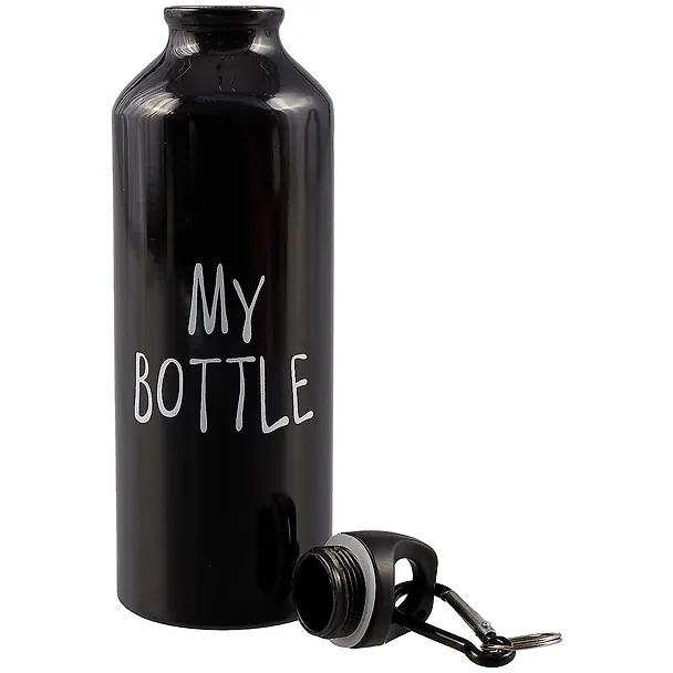 Бутылка с карабином "My Bottle", черная, 500 мл 2739373 — 2