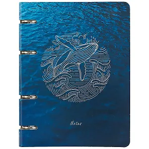 Тетрадь на кольцах в клетку Listoff, Sea, 100 листов