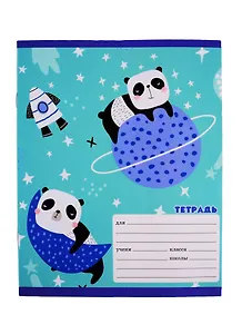 Тетрадь в линейку Unnika, "Животные (графика)", 18 листов, в ассортименте