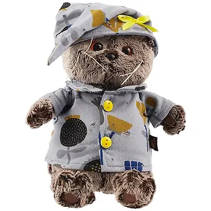 Игрушка мягкая Budi Basa, Басик в голубой пижаме в цветочек 2748887