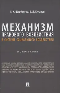Механизм правового воздействия в системе социального воздействия. Монография
