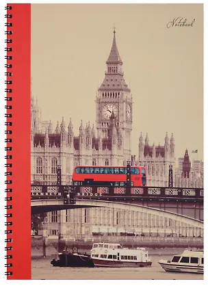 Тетрадь в клетку Unnika, "Вокруг света. Контрасты Лондона", А4, 96 листов 246502