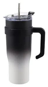 Термостакан с ручкой Черный градиент (пластик/металл) (1200мл) (12-16110-202405-B30)