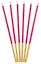 Набор свечей для торта Red (красные) (6шт) (15см) (12-7color-candle_15) — 3106239 — 3