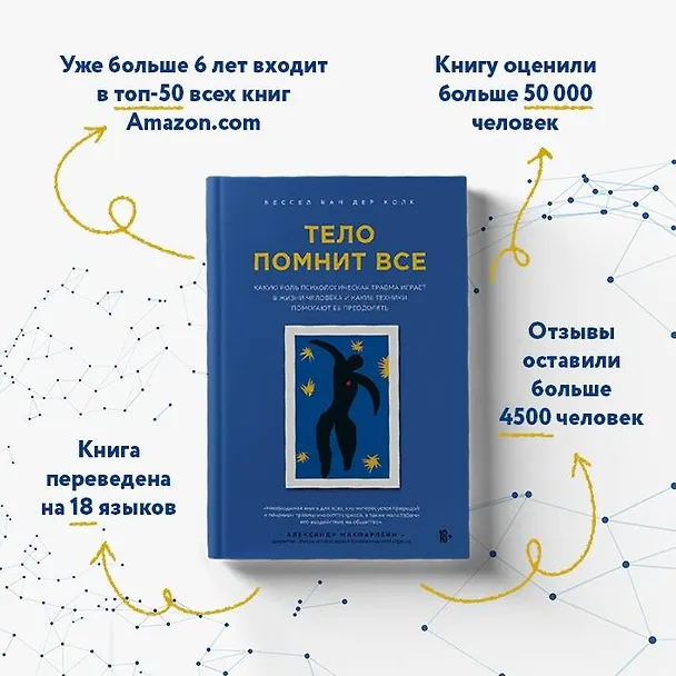 Книга Тело помнит все: какую роль психологическая травма играет в жизни человека и какие техники помогают ее преодолеть (Бессел ван дер Колк) — 14
