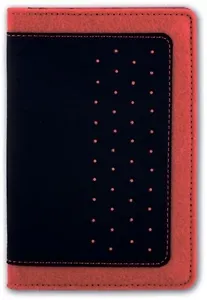 Органайзер-обложка для документов ФЕТР КРАСНЫЙ+СОФТ-ТАЧ ЧЕРНЫЙ 156*112мм, 2 осн. отделения 4529