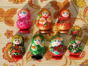 Сувенир, Магнит матрешка, высота 6см ширина 4см, м-4