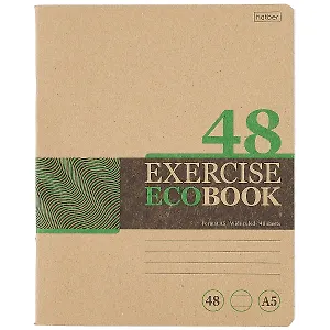 Тетрадь в линейку Hatber, "Экобук", 48 листов, в ассортименте