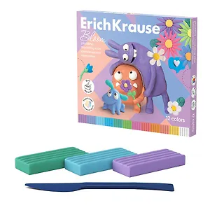Пластилин 12 цветов 216г "Jolly Friends Pastel Bloom", Erich Krause