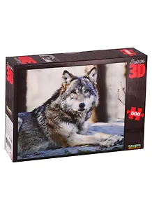 Пазл 3D Prime 3D 500 эл. Волк (Grey Wolf )