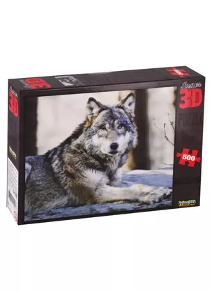 Пазл 3D Prime 3D 500 эл. Волк (Grey Wolf ) — 2754277 — 1