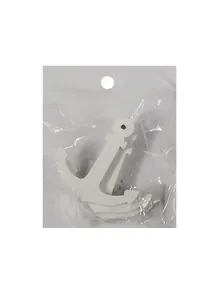 Заготовка из дерева, якорь, 3 шт, 5*4,5 см, белый (11-00410-15-73)