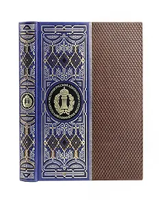 История русской адвокатуры. Книга в коллекционном кожаном инкрустированном переплете ручной работы с окрашенным и золоченым обрезом и многоцветным тиснением. Синяя.