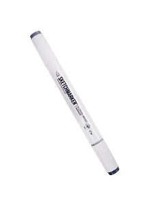 Маркер двухсторонний Простой серый 3, спирт.основа, цв.SG3, Sketchmarker