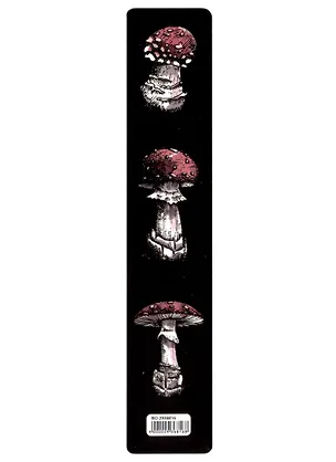 Закладка для книг пластиковая "Мухоморы" 2936816