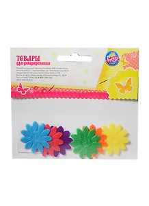 Набор фетровых деталей для декора Подсолнухи (143859) (6шт) (упаковка)