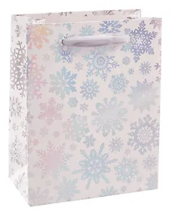 Пакет А6 11,5*14,5*6 "Снегопад" НГ, бум.мат.ламинат