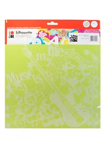 Трафарет-силуэт Marabu 012 Музыка (028900012) (30х30см)