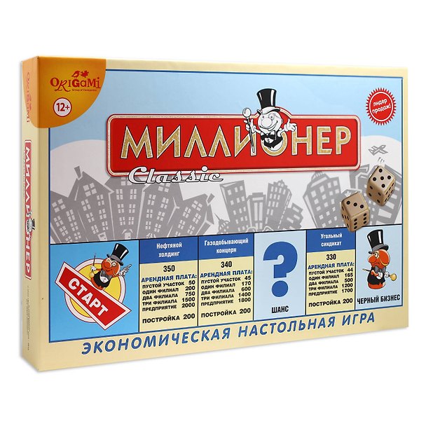 Настольная игра «Миллионер классик», Origami 2132458 — 1