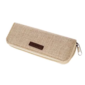Пенал 1отд. "Cotton&Linen" 16,5*6,5*2см , хлопок-лен, инд.уп., LEJOYS