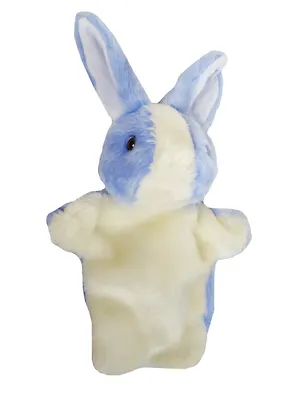 Мягкая игрушка на руку Заяц (305061) (цвет голубой) (упаковка) 2422259