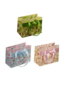 Пакет подарочный бумажный А6 14.5*15.5*6.8 "Вессенние мотивы", жен., мат. ламинат, Хансибег