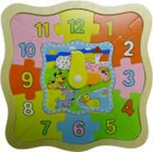 Паззл Деревянные часы Моя ферма (3+) (6059) 2296481
