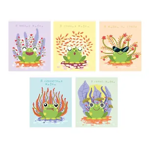 Тетрадь в линейку Listoff, "Милые жабки", 48 листов, в ассортименте 3033053