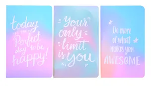 Тетрадь 32 листа в клетку "Wonderful sunset", сшивка, в ассортименте 3049903