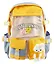Рюкзак "Зайка" 42*27*15см, сине-желтый, с игрушкой — 3018012 — 1