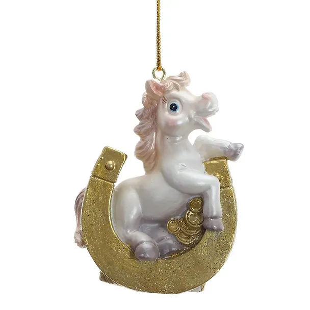 Фигурка декоративная подвесная Лошадка, 6 вариантов (5х2х7) 3126907 — 6