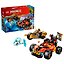 71864 Конструктор детский LEGO Ninjago Комбинируемый автомобиль Кая и Коула, 394 деталей, возраст 7+ — 3181318 — 1