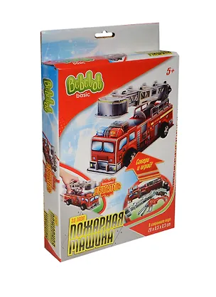 Конструктор 3D пазл Пожарная машина (мал) (BBA0712-102) (10412) (Bebelot Basic) (коробка) 2408305