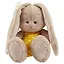 Игрушка мягкая Budi Basa, Зайка Ми в желтом комбинезоне и с ромашкой 18см — 2522519 — 1