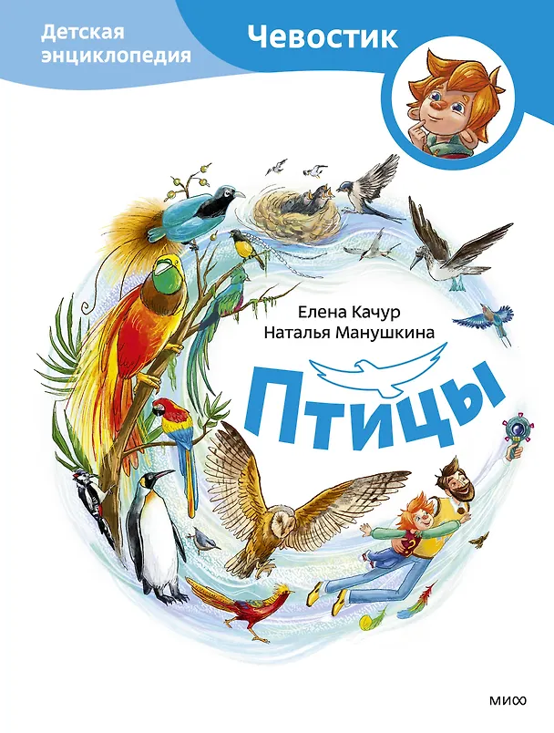 Книга Птицы. Детская энциклопедия (Чевостик) (Елена Качур, Наталья Манушкина) — 1