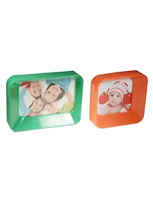 Набор из 2-х фоторамок (34х15) цветной пластик (671408)