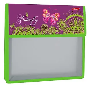 Папка для тетрадей А5 "Beauty" на липучке, пластик, Hatber 240409