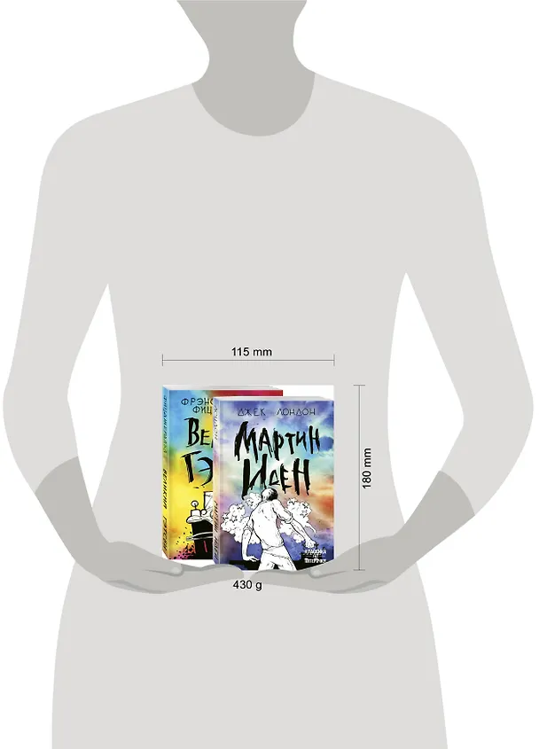 Книга Набор "Два невероятных романа о мужском одиночестве" (из 2-х книг: "Мартин Иден" и "Великий Гэтсби") (Френсис Скотт Фицджеральд, Джек Лондон) — 5