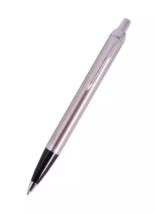 Ручка шариковая Parker, IM Essential Stainless Steel CT, подарочная синяя — 260497 — 1