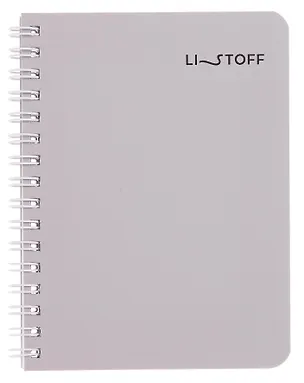 Записная книжка А6 80л кл. "Mist" пласт.обл., спираль 3091810