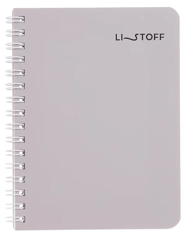 Записная книжка «Mist» А6, 80 листов в клетку, спираль, Listoff 3091810 — 1
