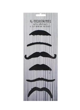 Набор Усы на блистере (6 видов) (305251) 2426778