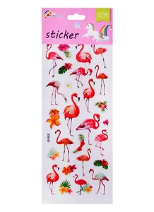 Стикеры ПВС фламинго 2018A-005 ,кактусы 2018A-001 (2018A)
